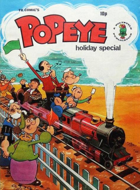 TV Comic Popeye Holiday Special 1972 comic cover