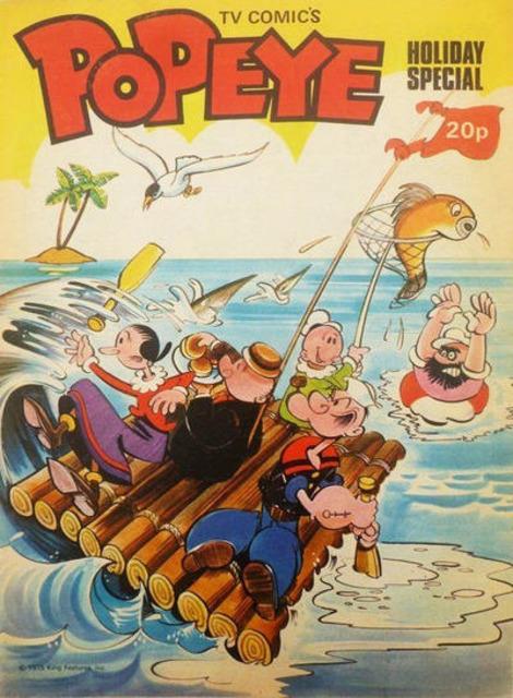 TV Comic Popeye Holiday Special 1975 comic cover