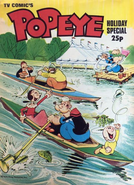 TV Comic Popeye Holiday Special 1976 comic cover