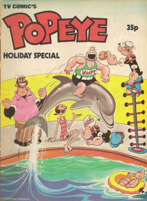 TV Comic Popeye Holiday Special 1978 comic cover