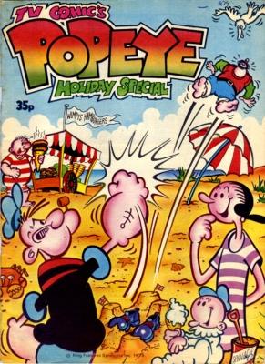TV Comic Popeye Holiday Special 1979 comic cover