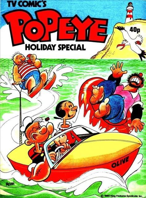 TV Comic Popeye Holiday Special 1980 comic cover