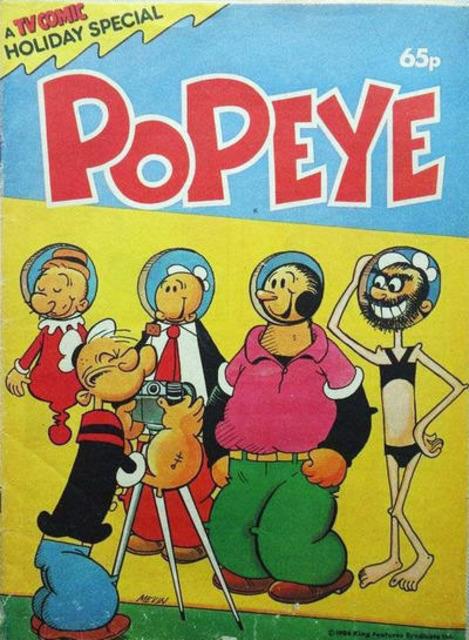 TV Comic Popeye Holiday Special 1984 comic cover