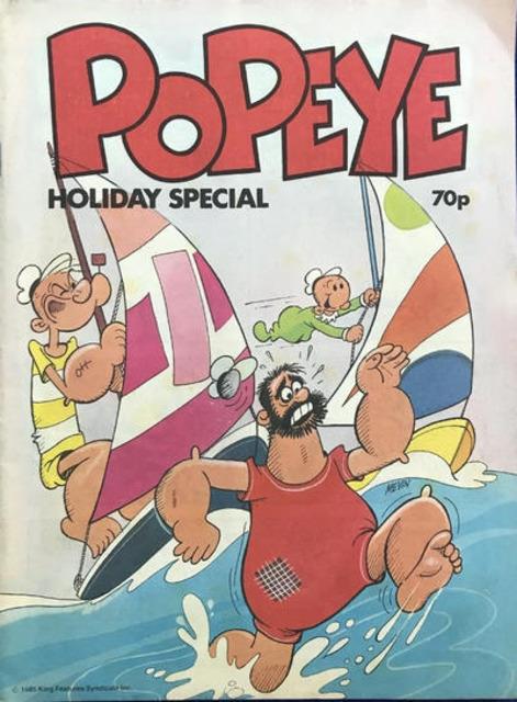 TV Comic Popeye Holiday Special 1985 comic cover