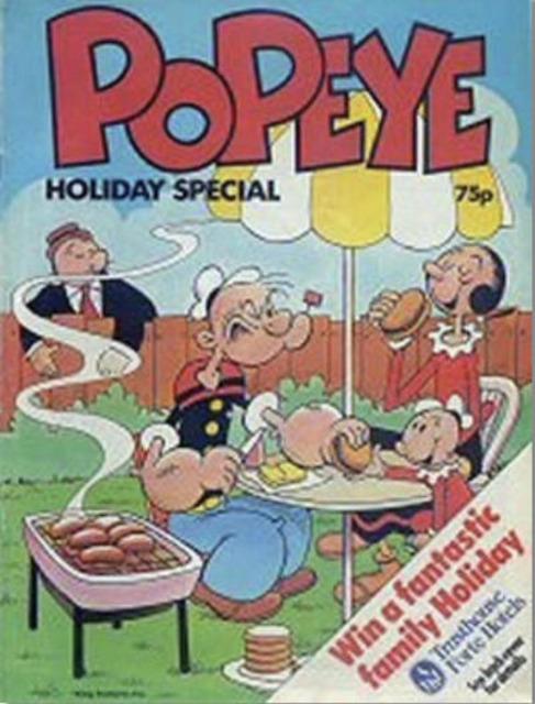 TV Comic Popeye Holiday Special 1986 comic cover