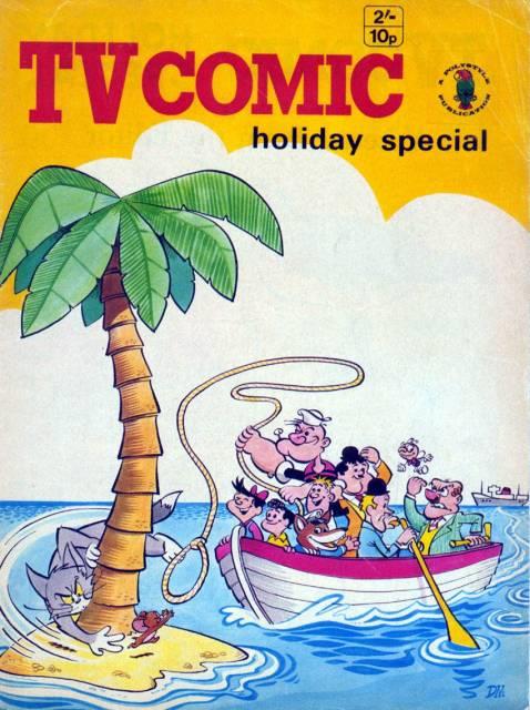 TV Comic Holiday Special 1970 comic cover