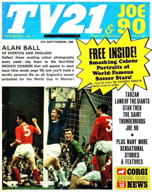 TV21 & Joe 90 #1 with free gift comic cover