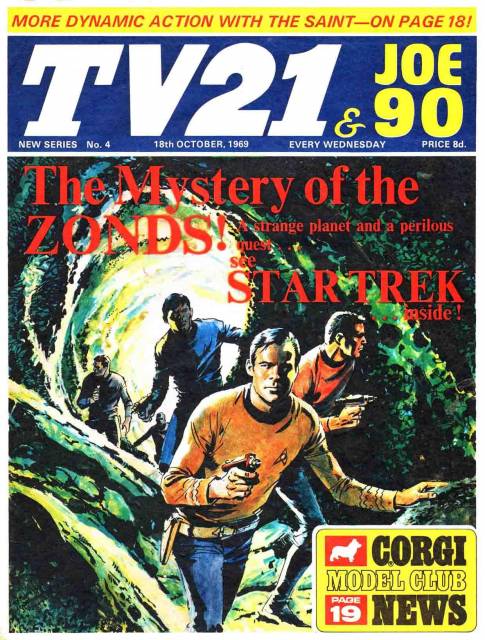 TV21 & Joe 90 #4 comic cover