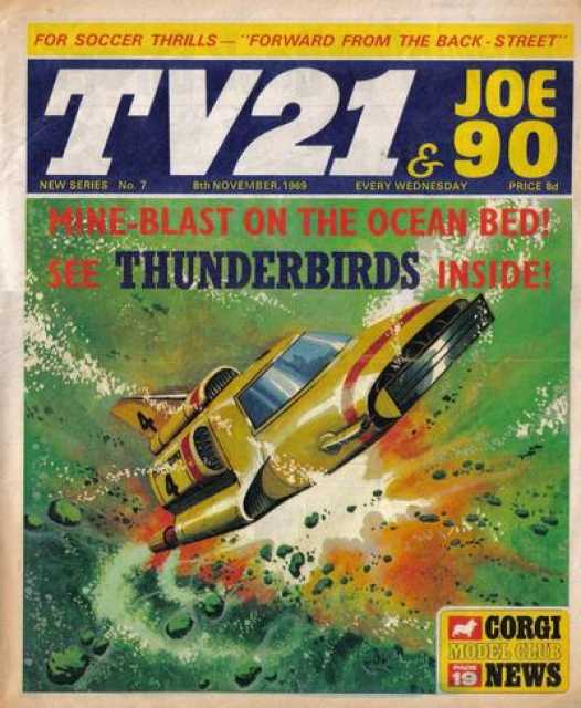 TV21 & Joe 90 #7 comic cover