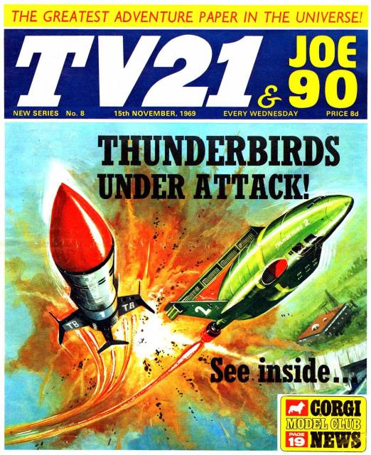 TV21 & Joe 90 #8 comic cover
