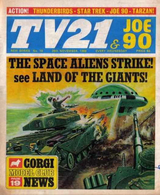 TV21 & Joe 90 #10 comic cover