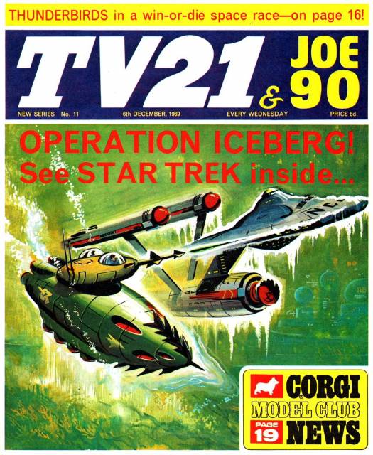 TV21 & Joe 90 #11 comic cover