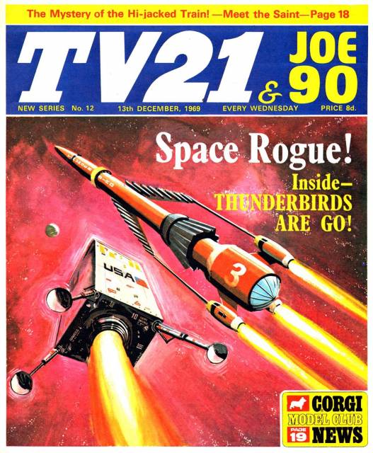 TV21 & Joe 90 #12 comic cover