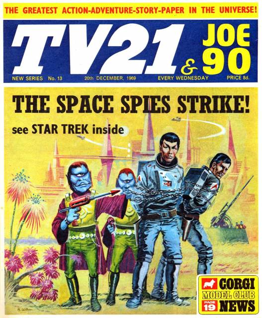 TV21 & Joe 90 #13 comic cover