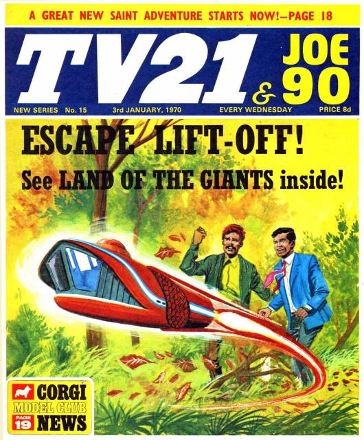 TV21 & Joe 90 #15 comic cover