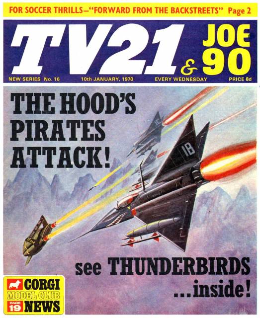 TV21 & Joe 90 #16 comic cover