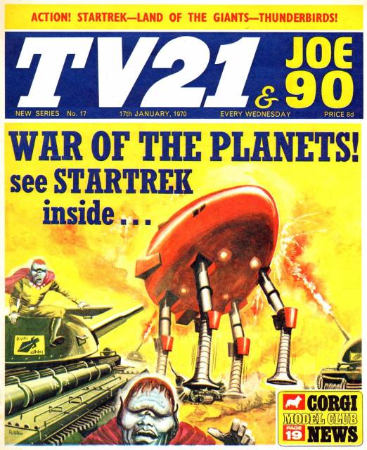 TV21 & Joe 90 #17 comic cover