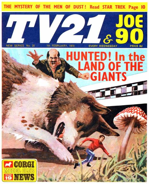 TV21 & Joe 90 #20 comic cover