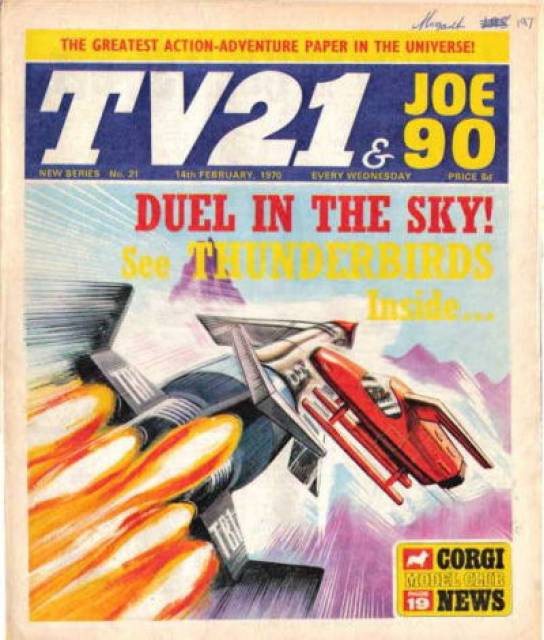 TV21 & Joe 90 #21 comic cover