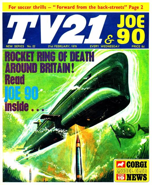 TV21 & Joe 90 #22 comic cover