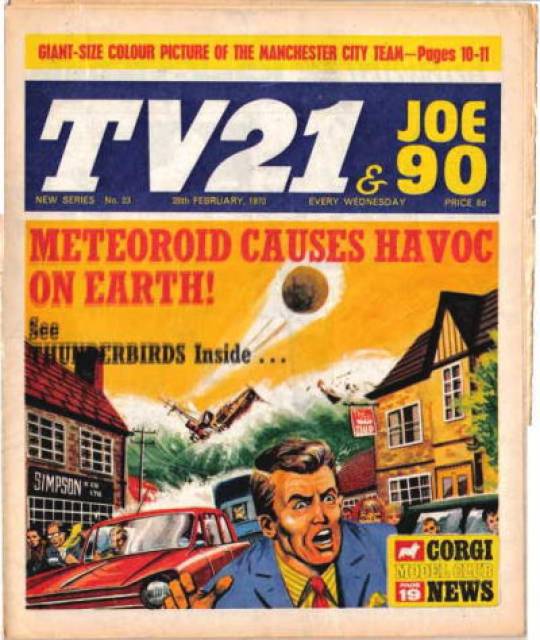 TV21 & Joe 90 #23 comic cover