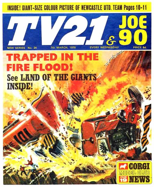 TV21 & Joe 90 #24 comic cover