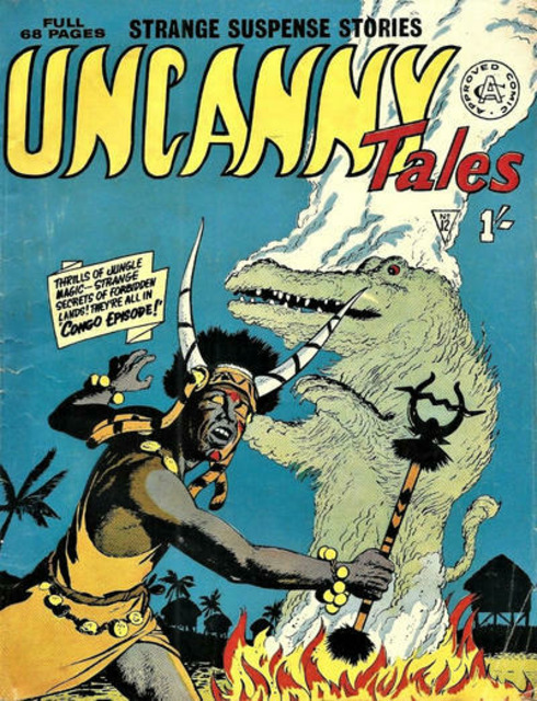Uncanny Tales #12 comic cover