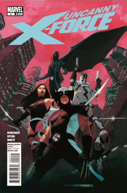 Uncanny X-Force Vol 1 #2 comic cover