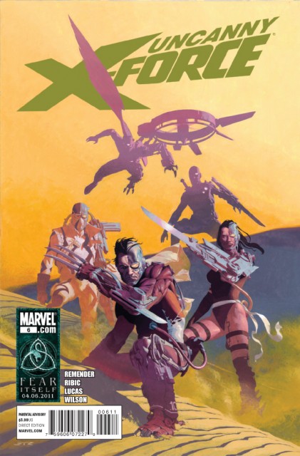 Uncanny X-Force Vol 1 #6 comic cover