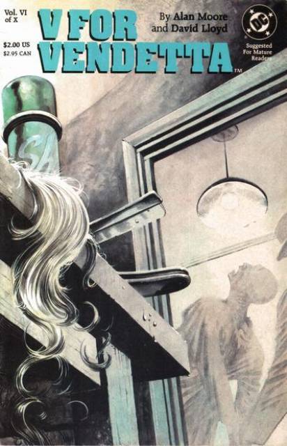 V For Vendetta #6 comic cover