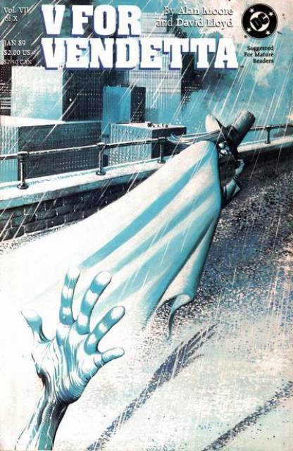 V For Vendetta #7 comic cover