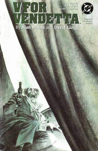 V For Vendetta #9 comic cover