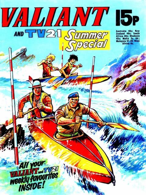 Valiant & TV21 Summer Special 1972 comic cover