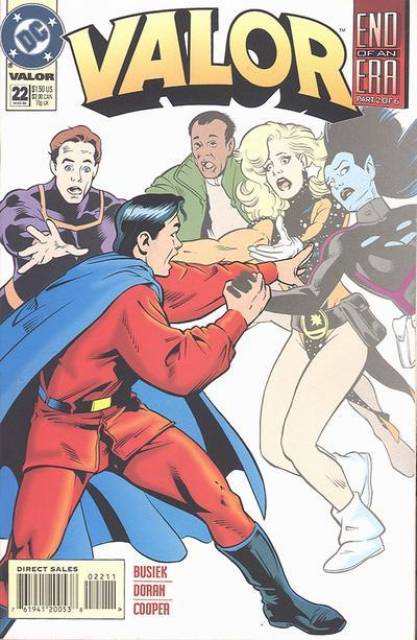Valor #22 comic cover