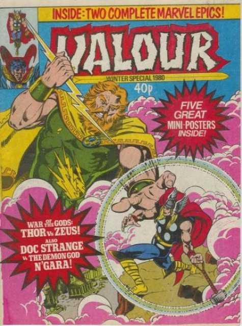 Valour Winter Special 1980 comic cover