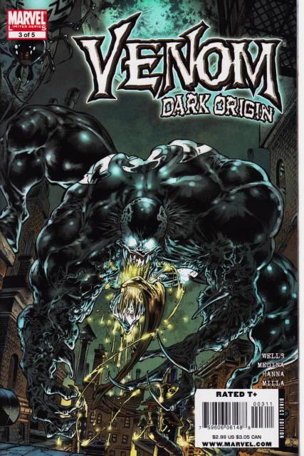 Venom Dark Origin #3 comic cover