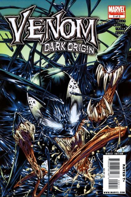 Venom Dark Origin #5 comic cover