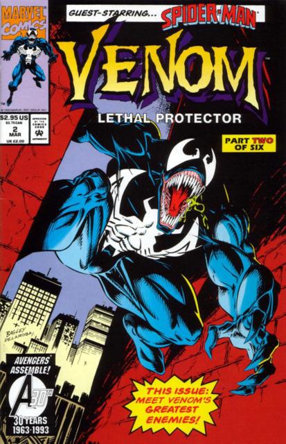 Venom Lethal Protector #2 comic cover