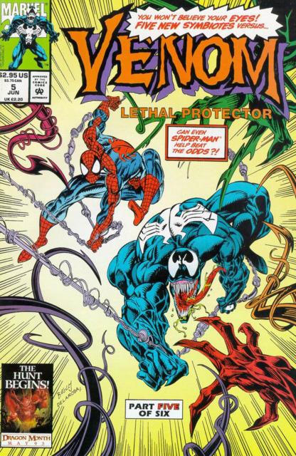 Venom Lethal Protector #5 comic cover