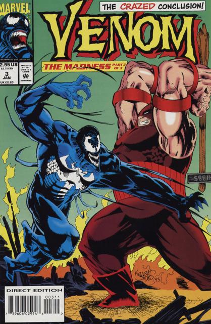 Venom the Madnes #3 comic cover