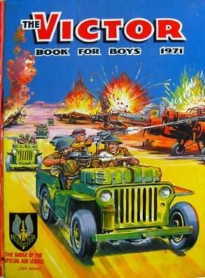 Victor Annual Book For Boys 1971 comic cover