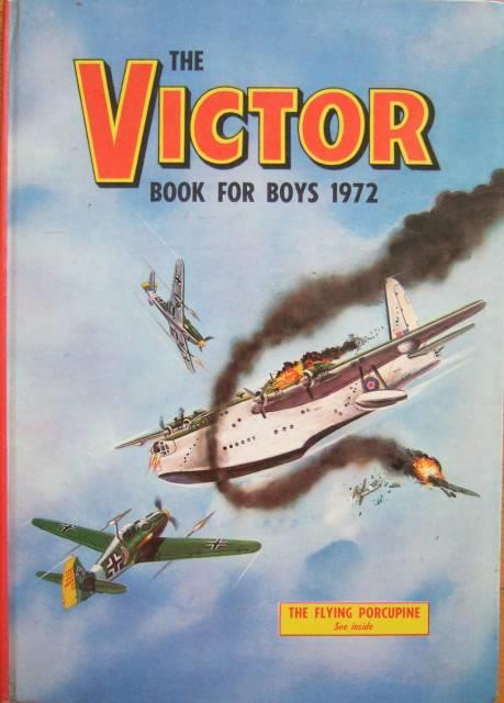Victor Annual Book For Boys 1972 comic cover