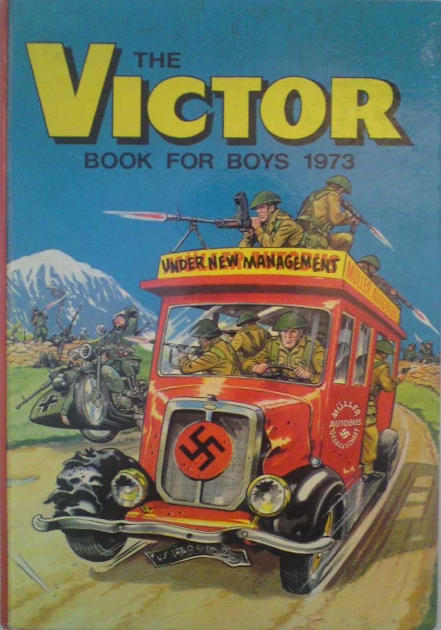 Victor Annual Book For Boys 1973 comic cover