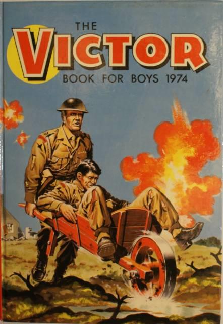 Victor Annual Book For Boys 1974 comic cover
