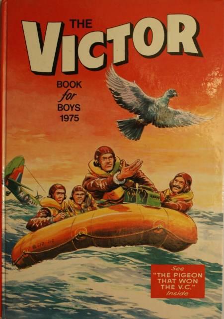 Victor Annual Book For Boys 1975 comic cover