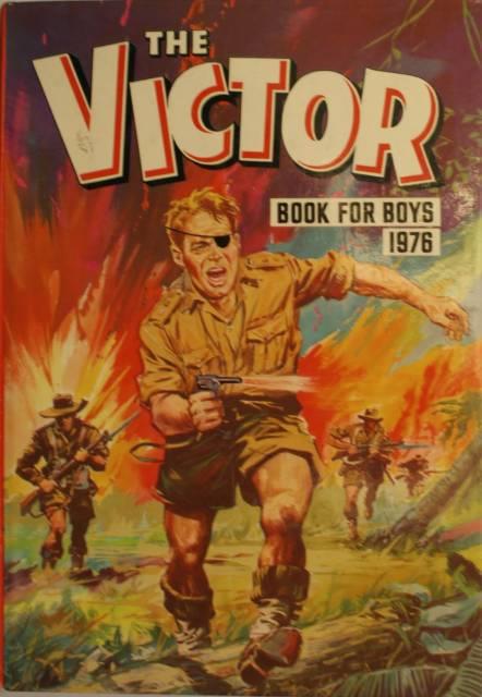 Victor Annual Book For Boys 1976 comic cover