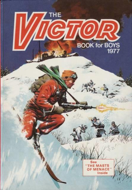 Victor Annual Book For Boys 1977 comic cover