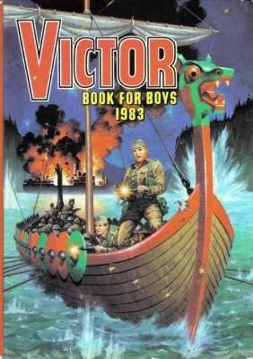 Victor Annual Book For Boys 1983 comic cover