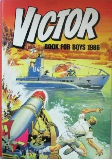 Victor Annual Book For Boys 1986 comic cover