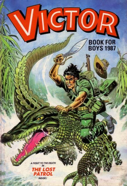Victor Annual Book For Boys 1987 comic cover